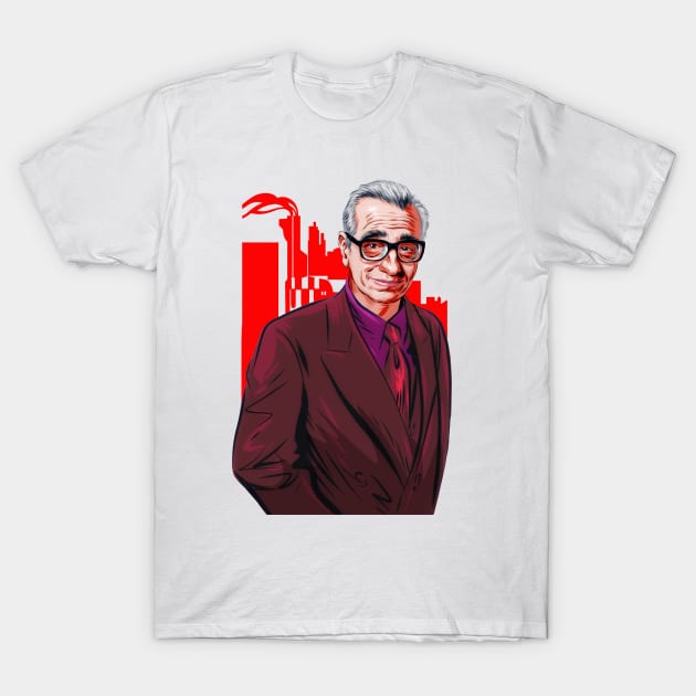 Martin Scorsese - An illustration by Paul Cemmick T-Shirt by PLAYDIGITAL2020